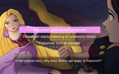 ラプンツェルのクイズゲーム Rapunzel - NSFW　答え４